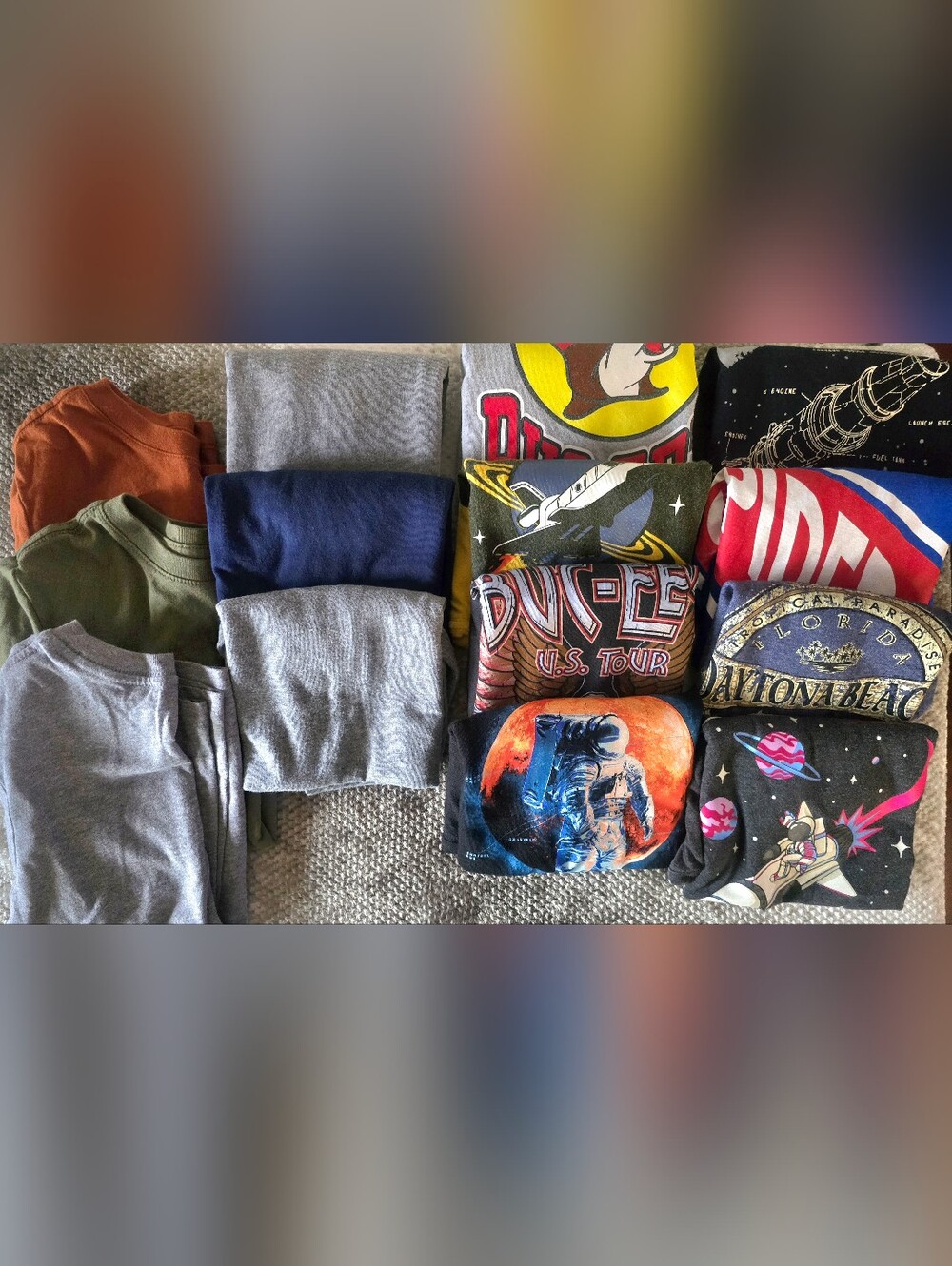 Boy 8 Graphic & 6 Multicolor Tee Bundle, Size 6/7
